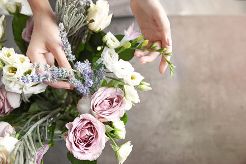 Bloemen arrangement